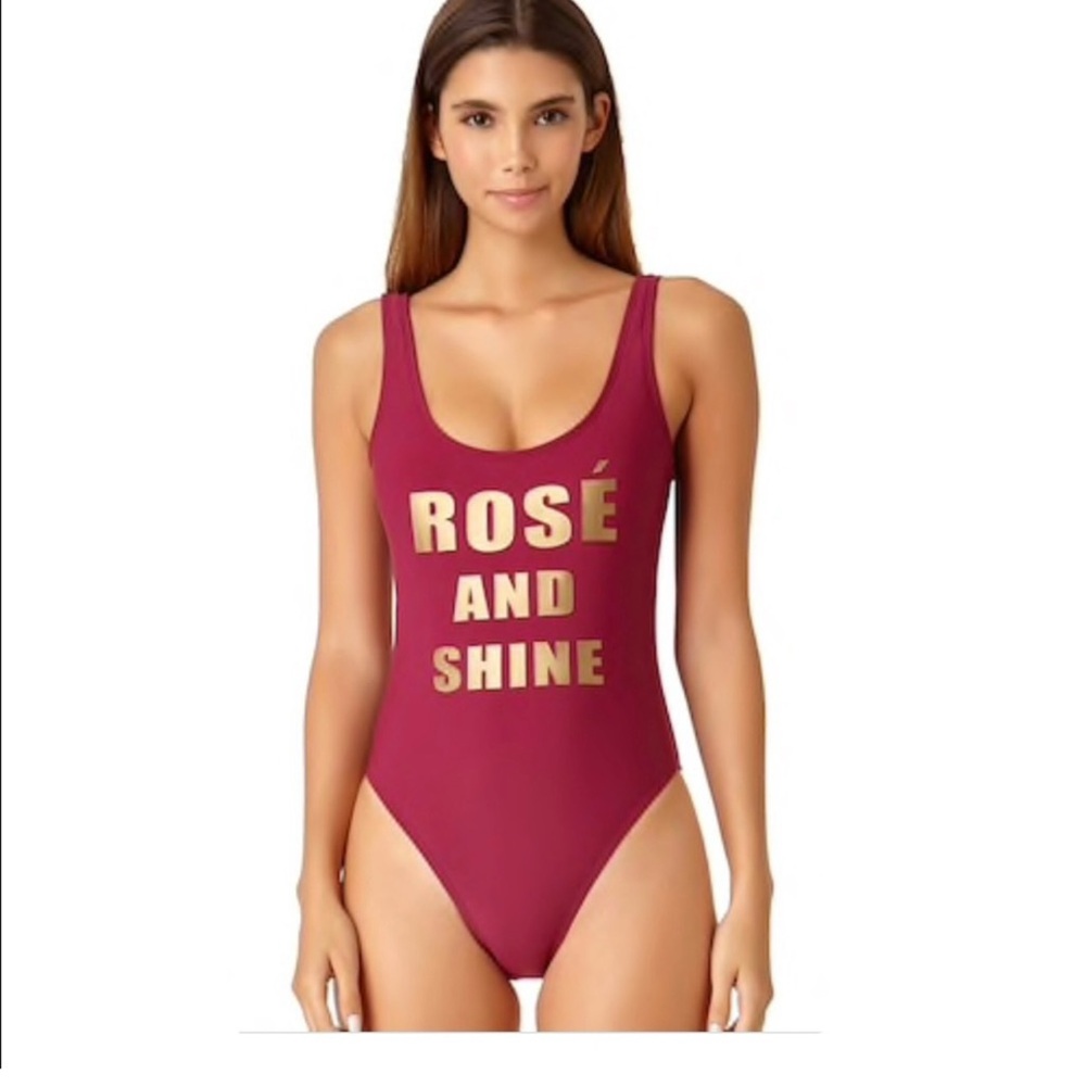 California Sunshine Rose And Shine 1 Piece Swim size XL